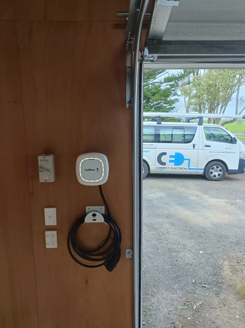 Connect Electrical EV charger installation